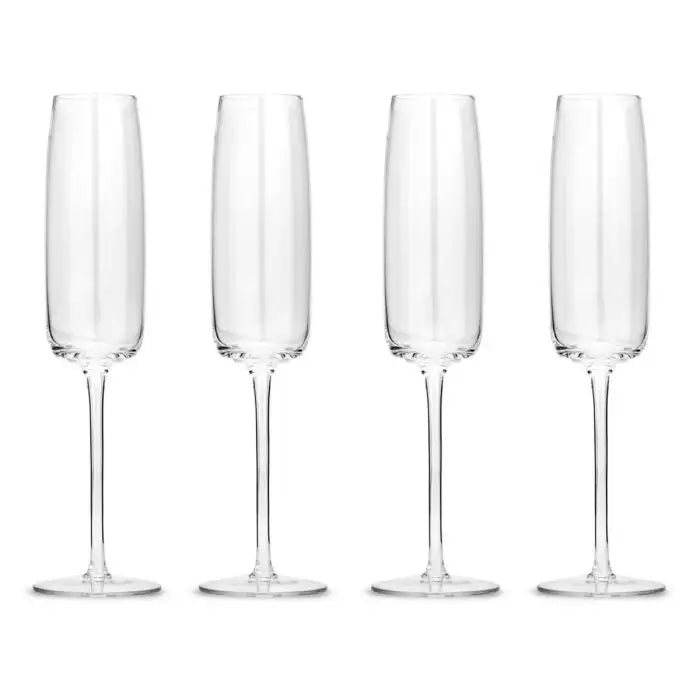 CHAMPAGNE FLUTE SET OF 4 ripple
