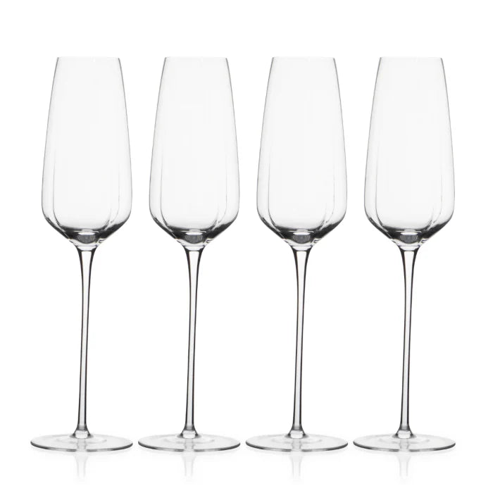 CHAMPAGNE FLUTE SET OF 4 tulip