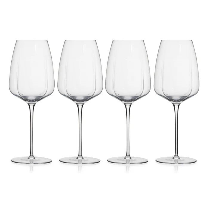 RED WINE GLASS SET OF 4 tulip