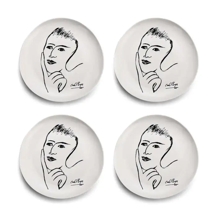 Distant Memory DINNER PLATE SET OF 4