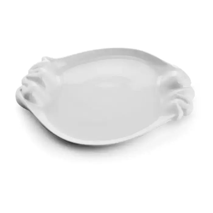 CERAMIC PLATTER OVAL quicksilver