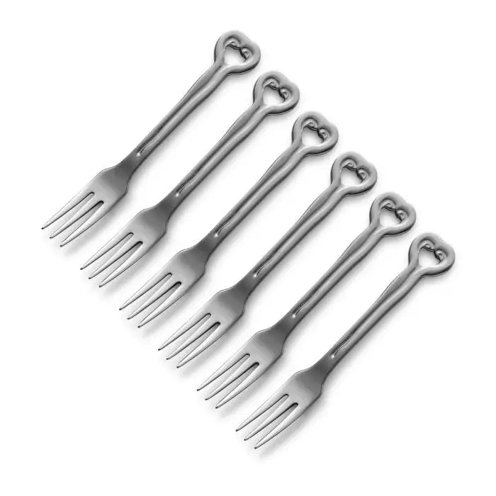 Hanging Wave CAKE FORK SET OF 6