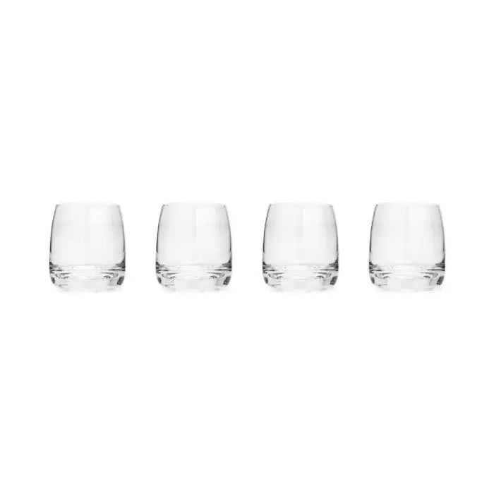 WHISKEY GLASS SET OF 4 ripple