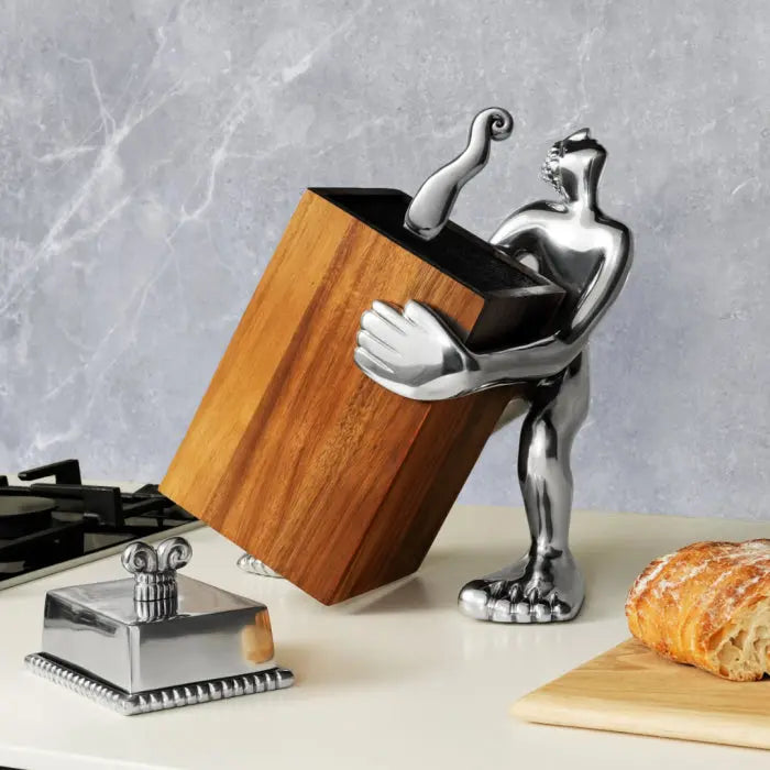 KNIFE BLOCK HOLDER
Look Sharp!