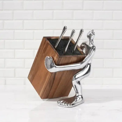 KNIFE BLOCK HOLDER
Look Sharp!