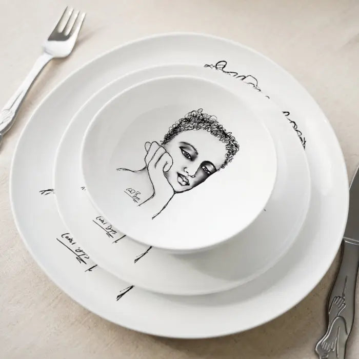 DINNERWARE 12pc SET
Modern Sketchbook Mix