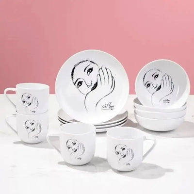 MUG SET OF 4 face facts