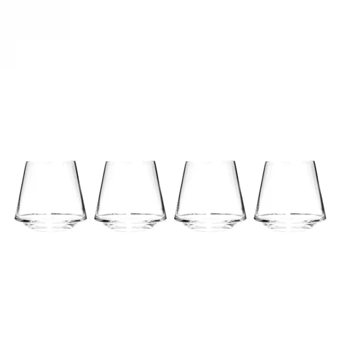 STEMLESS GLASS SET OF 4 edge