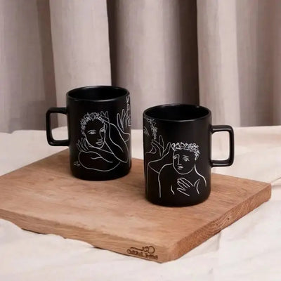 MUG SET OF 4 conversation