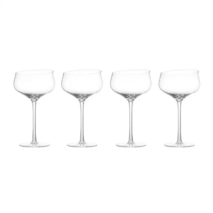 CHAMPAGNE COUPE SET OF 4 sway