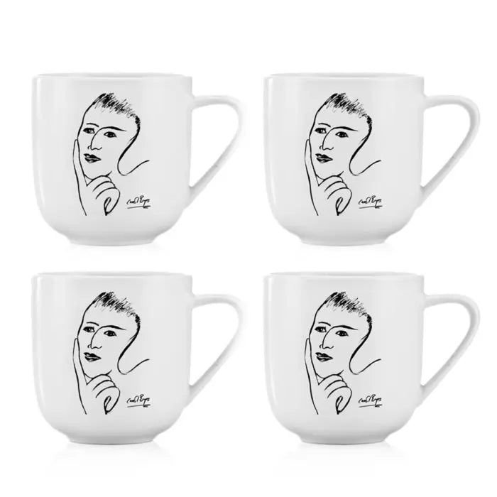 MUG SET OF 4 distant memory