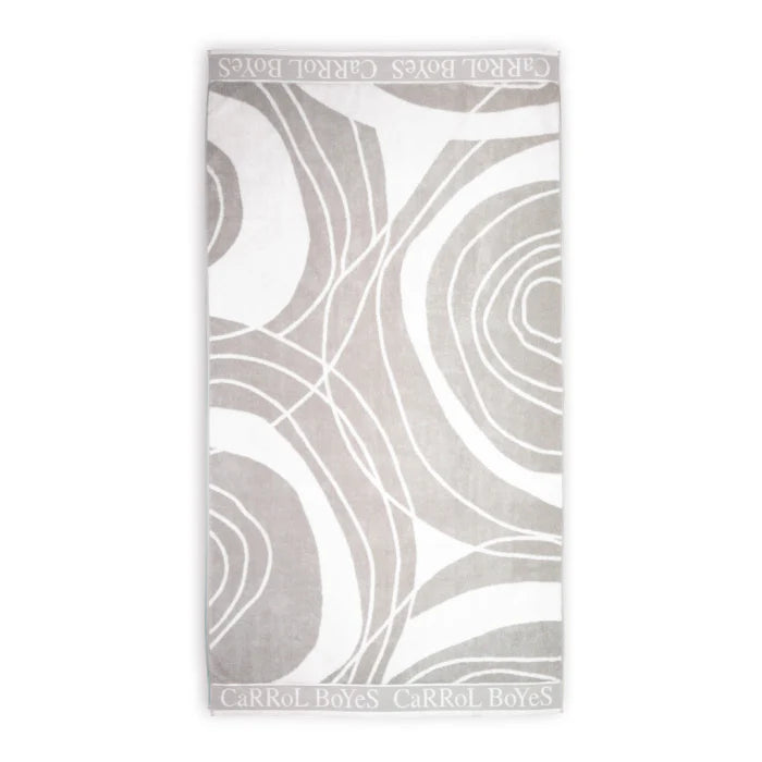 BATH SHEET oasis silver
